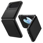 Spigen Tough Armor Back Cover Case for Samsung Galaxy Z Flip 4 (TPU + Poly Carbonate | Black)