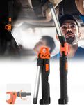 ANYLiGHT Led Work Light,400LM Foldable Mechanic Light, Rechargeable Flashlight with 5 Modes, 230° Rotate and Hook Magnetic Light for Car Repair, Camping, Grill（1 Pack Upgrade）