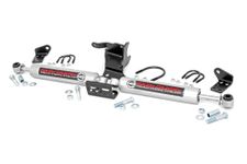 Rough Country N3 Dual Steering Stabilizer for 18-24 Jeep JL/Gladiator JT - 87304