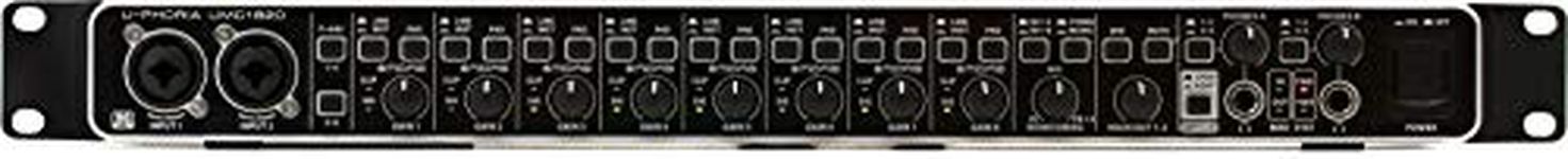 Behringer U-PHORIA UMC1820 USB Audio Interface with MIDAS Preamps, 18x20 I/O, and ADAT Expansion