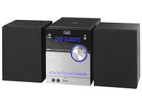 Trevi HCX 10D8 Dab Stereo HiFi with Dab/Dab+ and FM with RDS, Alphanumeric LCD Display, Bluetooth, CD, MP3, USB, AUX-In, Auto Memory Function, Black