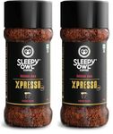 Sleepy Owl 100g Intense Java Xpresso Coffee | Strong Blend Instant Coffee | Makes 50 Cups | Dark Roasted To Perfection | Intense, Bold And Strong Flavour | Have It With Milk Or Without (Pack of 2)
