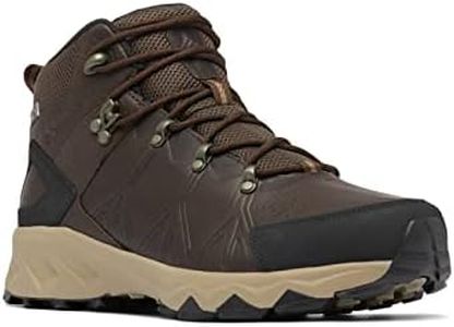 Columbia Men's Peakfreak II Mid Outdry Leather Hiking Boots, Cordovan/Black, US 10