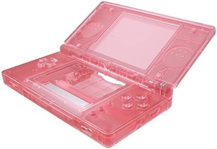 eXtremeRate Cherry Pink Replacement Full Housing Shell for Nintendo DS Lite, Custom Handheld Console Case Cover with Buttons, Screen Lens for Nintendo DS Lite NDSL - Console NOT Included