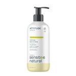 ATTITUDE Hand Soap for Sensitive Skin with Oat and Argan Oil, EWG Verified, Dermatologically Tested, Vegan, 473 mL