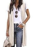 ZXZY Sleeveless Cardigans for Women