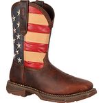 Durango Men's DB020 Western Boot, Dark Brown and Union Flag, 9