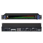 MIZISNR Digital Equalizer for Home Stereo Audio System, Professional 31 Band Dual Channel Graphic Equalizer Music EQ with PC Tuning, Noise Reduction & Spectrum Analyzer Display - Black