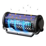 Mosquito Killer lamp, Portable Bug Zapper Light & Waterproof Camping Lantern, USB 4000mAh Solar Rechargable, Fly Zapper with 4800V Light,LED Insect & Fly Killer for Outdoor, Bedroom, Backyard, Patio