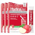 HydraLyte Electrolyte Powder, Low Sugar Electrolyte Packets Designed for Rapid Hydration, Hydration Powder for All Ages - Made with All Natural Ingredients, 36 Servings, Sparkling Apple