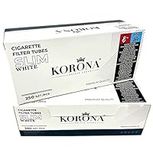 Korona SLIM White Empty Cigarette Tubes 6,8 mm Diameter - 500pcs