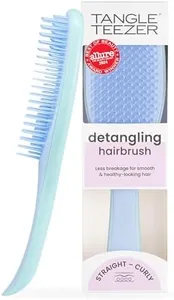 Tangle Teezer Ultimate Detangler Hairbrush for Wet & Dry Hair, Eliminates Knots & Reduces Breakage for All Hair Types, Denim Blues