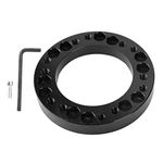 Aramox Universal Steering Wheel Spacer,12.5mm Car Steering Wheel Hub Racing Spacer Pad Adapter Kit