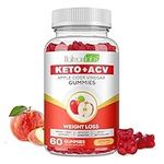 Keto Gummies Weight Loss Support with Vitamin C, B12, B6, B9 & Beetroot - 60 Vegan & Gluten-Free Gummies for Effective Detoxification - Delicious ACV Gummy for Weight Loss