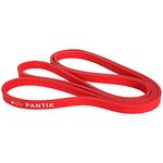 PANTIK Resistance Band for Women and Men Pull up Bands Exercise Loop Band for Body Stretching Powerlifting Yoga Pilates Resistance Training (Red: 15-35 lbs)