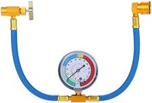 SURIEEN AC Charge Hose with Gauge, 