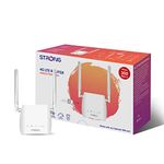 STRONG 4G LTE Mini Wi-Fi Router, CAT 4, SIM Slot, N300 Wi-Fi Router, Zero Configuration, LAN Port, Sim Card Adapters included