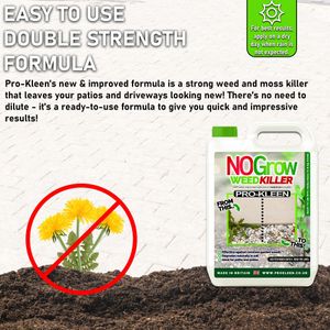 Pro-Kleen NOGrow Weed Killer 5L – Powerful Garden Herbicide