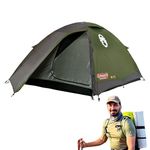 Coleman Darwin 2 Person Camping Tent, 5-10 Minutes Easy Setup | Full Fly Waterproof Sheet I Get 2 Coleman BYOT (Bring Your Own Tent) Nighout Event Passes Included