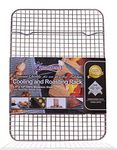 KITCHENATICS Small Quarter Sheet Cooling Rack for Cooking & Baking, Oven Safe Stainless Steel Rack, Baking Rack for Oven Cooking, Heavy Duty Cookie Cooling Rack fits Quarter Sheet Pan, 8.5" x12" in