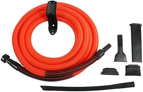 Centec Systems 93554 Shop Vacuum Garage Kit, 30 Ft. Hose, Orange/Black, Foot