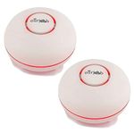 Water Leak Detector -Ourjob Water Alarm Surveillance Systems Water Detectors for Home Security, Kitchen，Bathroom, Basement (2PCS)