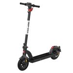 Gotrax G4 Electric Scooter, 10" Solid Tires, Max 40 Km Range, 32Km/h Power by 500W Motor, Double Anti-Theft Lock, Bright Headlight &Taillight, Aluminum Alloy Frame, Foldable EScooter for Adult