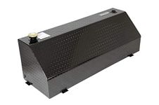 Dee Zee DZ92556B Liquid Transfer Tank Volume 76.2 Gallons L 56 in. x W 20 in. x H 20 in. Wedge Shape Black-Tread Aluminum Liquid Transfer Tank