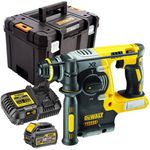 DeWalt DCH273T1 18V Brushless SDS+ Rotary Hammer Drill Kit with 1 x 6.0Ah Battery & Charger in Case - Powerful and Versatile Tool for Concrete, Brick, and Masonry, Dewalt Rotary Hammer