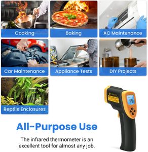 Etekcity Lasergrip 800 Infrared Thermometer – Non-Contact Digital Temperature Gun