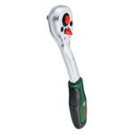 Bosch 1/4" Drive Ratchet High Torque 93Nm, Compact Ergonomic Design & Fine 72-Tooth Gear