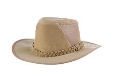 Dorfman Pacific Mens Soaker Hat with Mesh Back, Natural, Large-X-Large