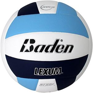 Baden Lexum Premium Composite Microfiber Indoor Official High School Game Volleyball 13U to 18U Official Size + Weight NFHS + AVCA Approved