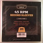 100 CBG 45 RPM Record Single Sleeves - Archival Quality Protection for Your Records