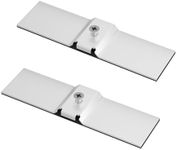 Dishwasher Mounting Bracket for Granite Countertop Dishwashers Works on Quartz, Corian, Granite and Marble Countertops and Other Solid Surface Countertops (Not for Laminate Tops) - 2 Pack