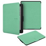 BYCeKe for 6" Kindle Paperwhite Case 7th/6th/5th Generation 2015/2013/2012 Release (Model NO. DP75SDI & EY21) Slim Leather Case Light Cover w/Auto Wake/Sleep Fit Kindle Paperwhite 1/2/3, Dark Green