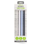 Reduce Reusable Straws Set of 4 - Hard Plastic Tritan Straws Fits Most 20-40 oz Drink Cups and Tumblers - Impact Resistant, BPA-Free, Dishwasher Safe - Ideal Drinking Straws for Home and Travel