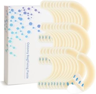 30PCS Ostomy Supplies,Ostomy Barrier Strips,Elastic Barrier Adhesive Tape Strips for Colostomy Bags Curved Ileostomy Tape for Stoma Urostomy Bag