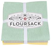 Now Designs Flour Sack Dishtowels, Zest, Set of 3