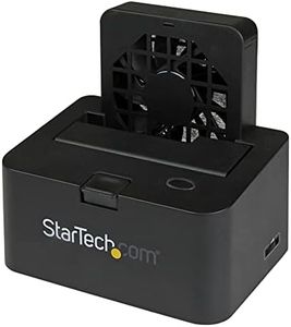 StarTech.com eSATA or USB 3.0 External Docking Station for 2.5/3.5 Inches SATA III Hard Drives with UASP and Built-in Fan (SDOCKU33EF)