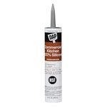 DAP INC 08660 DAP Commercial Kitchen 100% Silicone Sealant, 9.8-Ounce, Stainless Steel