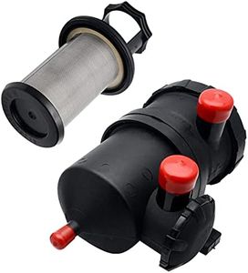 TOTMOX Pro 200 Vent Oil Catch Can Filtro de acero inoxidable para 4WD F0RD R-ANGER M-AZDA T0Y0TA H0LDEN, Black Universal Oil Catch Can con elemento de filtro, 3931030955 3931017950 LC5001 LC5002