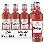 Britvic Tomato Juice Cocktail - Expertly Blended Drink - Pack of 24 x 200ml