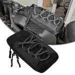 Motorcycle Tool Bag,Motorcycle Phone Bag Battery Bag Frame Bag Storage for Sur Ron S/X Light Bee S/X Segway X160/X260-Black