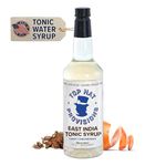 Top Hat East India Craft Concentrated Quinine Tonic Drink Syrup - 5x Natural Quinine Concentrate - Just Add Club Soda - 32oz bottle