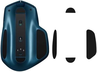 kwmobile Mouse Feet Replacement Compatible with Logitech MX Master 2S Computer Mouse Skates Sticker - Black