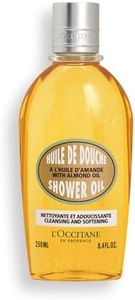 L'OCCITANE Cleansing & Softening Almond Shower Oil: Oil-to-Milky Lather, Softer Skin, Smooth Skin, Cleanse Without Drying, With Almond Oil, 8.4 Fl. Oz