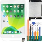 Screen Replacement for iPad Mini 5 A2133 2124 2126 LCD Display Touch Screen Digitizer Assembly (White)