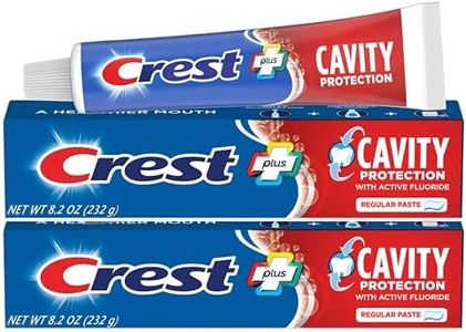 Crest Toothpaste 8.2 Ounce Cavity Protection Regular (Pack of 2)