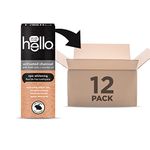 Hello Activated Charcoal Teeth Whitening Fluoride Free & SLS Free Toothpaste, 82 ml - 12 pack